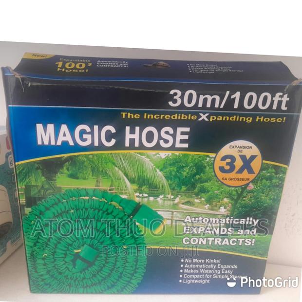 Green Expandable 30 Metres Magic Hose Pipe. - main view