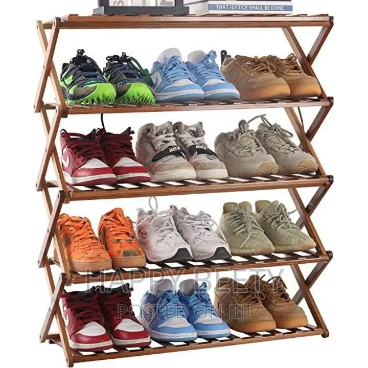 Bamboo Shoe Rack