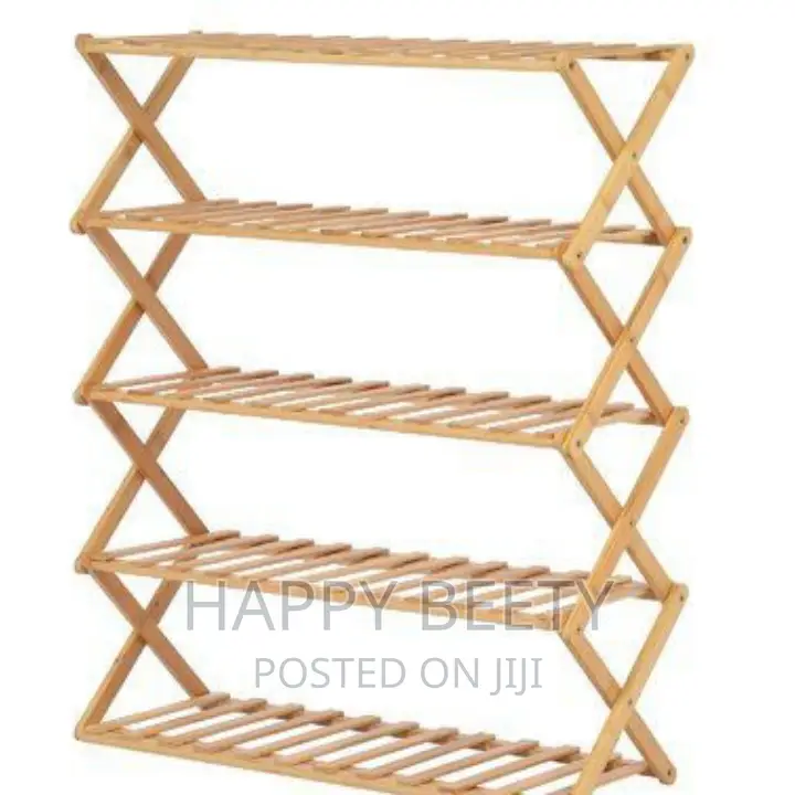 Bamboo Shoe Rack