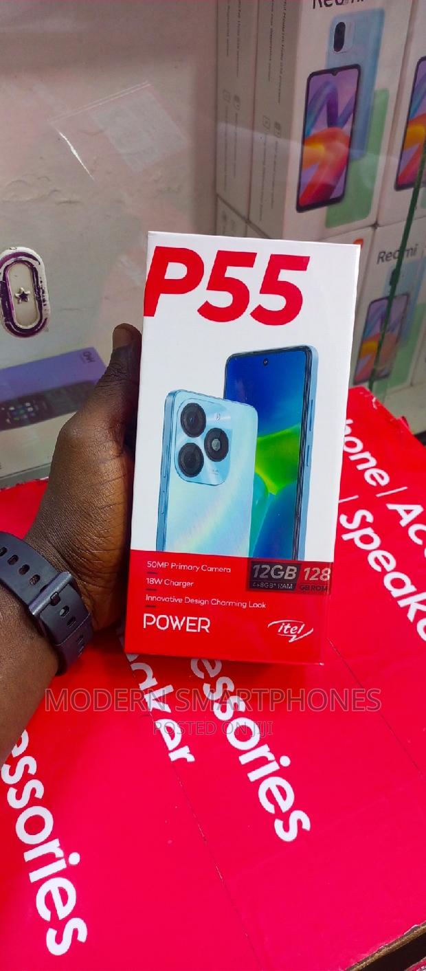 New Itel P55 Plus 128 GB Black - main view