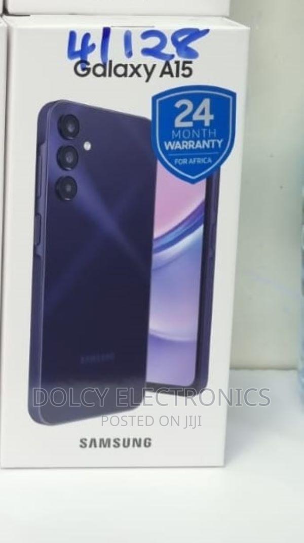 New Samsung Galaxy A15 128 GB Black - main view