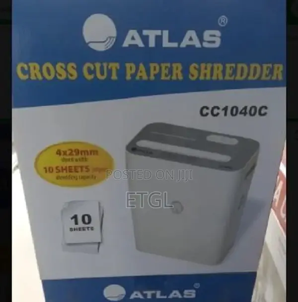 ATLAS AS-S2-CC1040 Crosscut Paper Shredder 10 Sheets