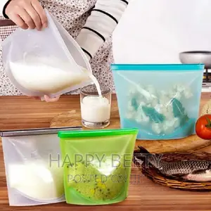 Reusable Airtight Silicone Freezer Bags