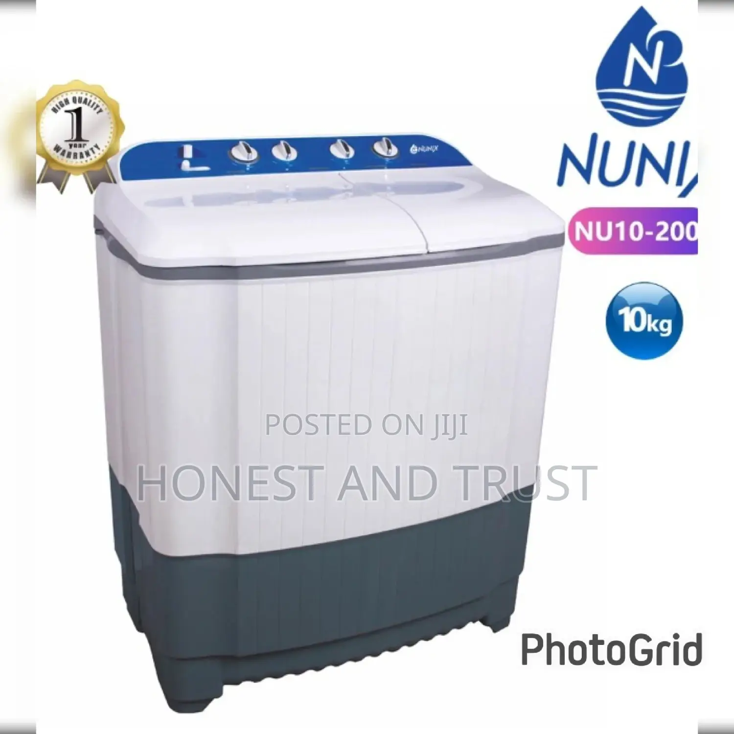 Nunix 10 Kg Top Load Washing Machine
