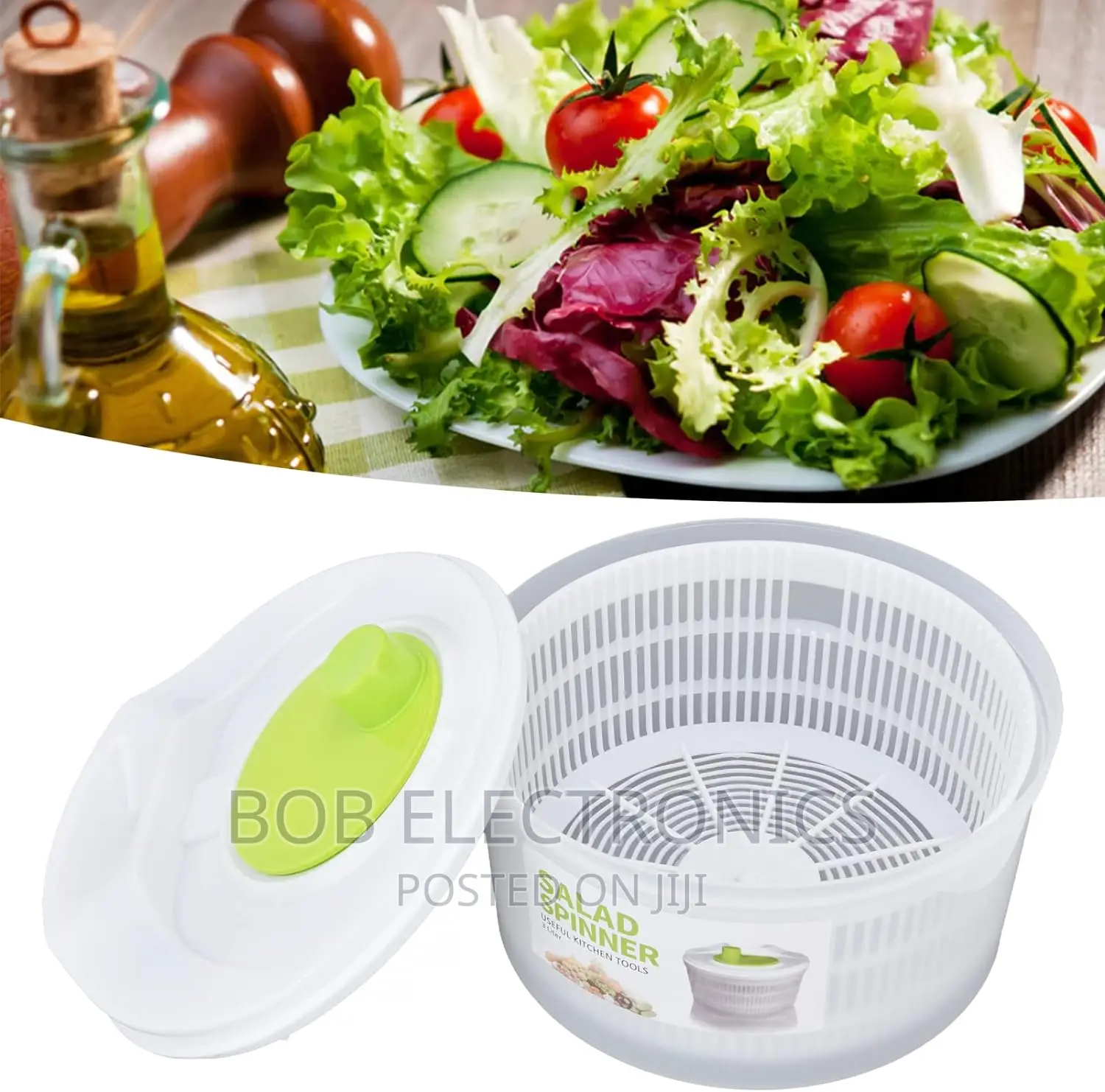 Salad Spinner With Slicer