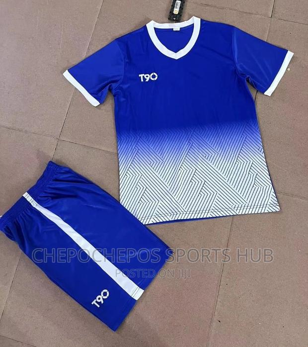 Blue Imported Football Jerseys - thumbnail 3