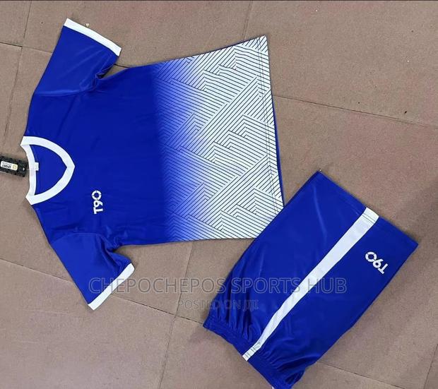 Blue Imported Football Jerseys - thumbnail 4