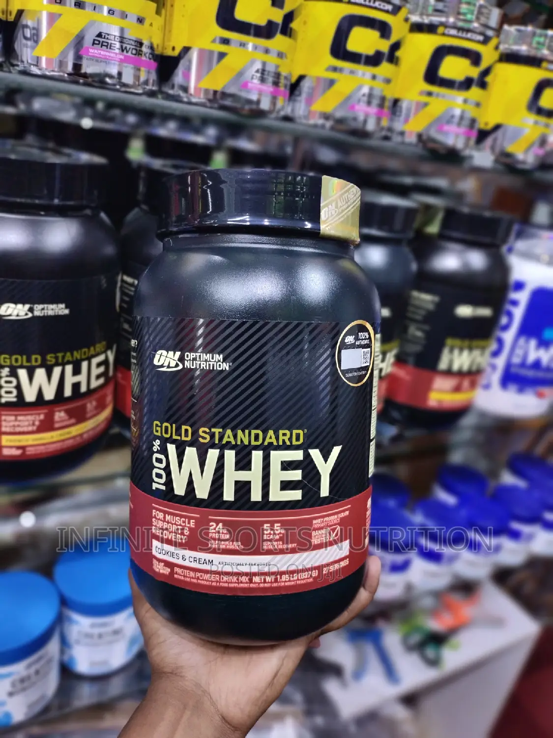 Gold Standard Whey Protein 2lbs(908g)
