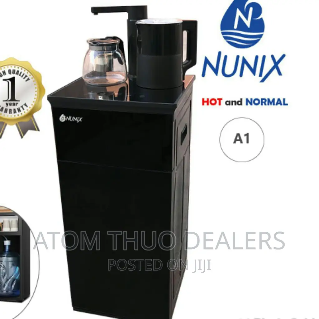 Nunix A1 Hot and Normal Black Bottom Load Dispenser