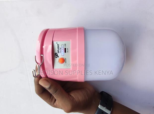Emergency Light Rechargeable Portable Solar Light With USB - thumbnail 3