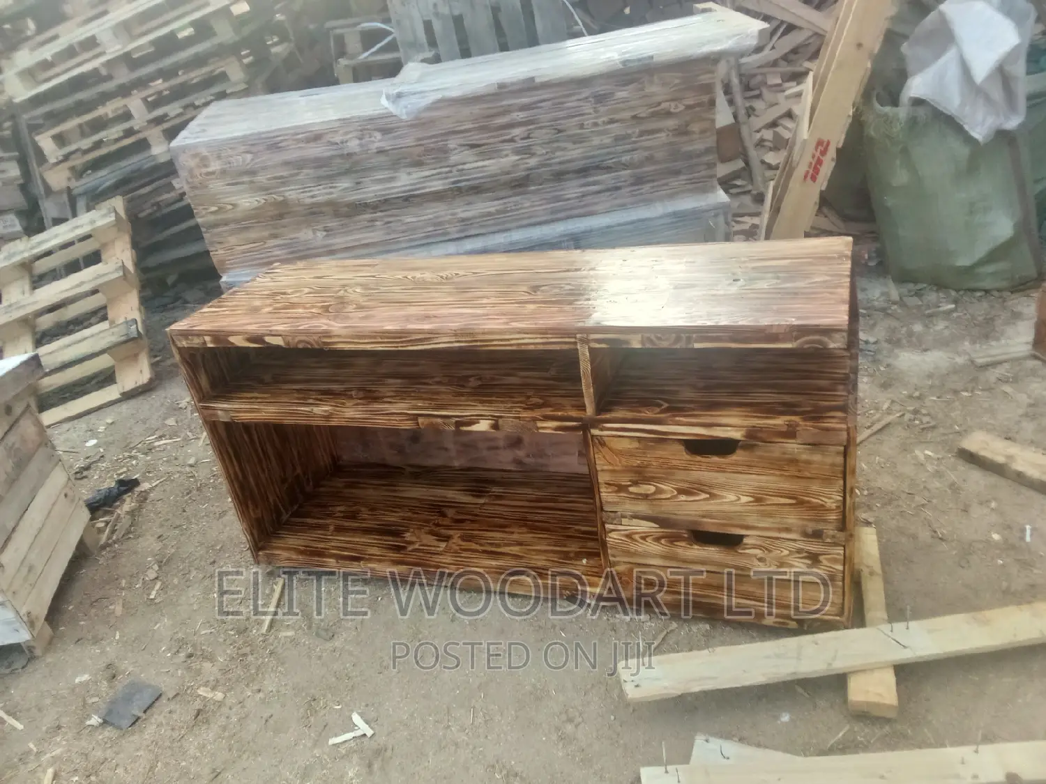 Artisanal Rustic Tv Stand
