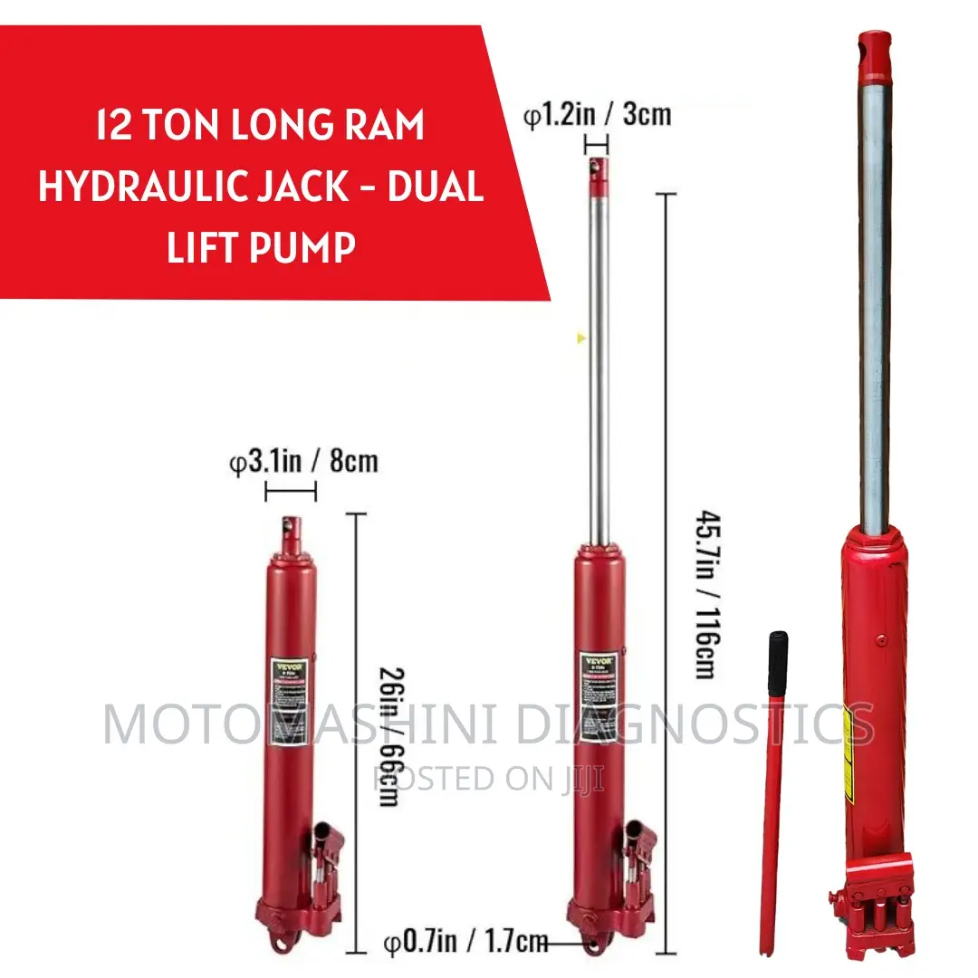 12ton Hydraulic Long Ram Jack With Dual Pump System in Nairobi Central