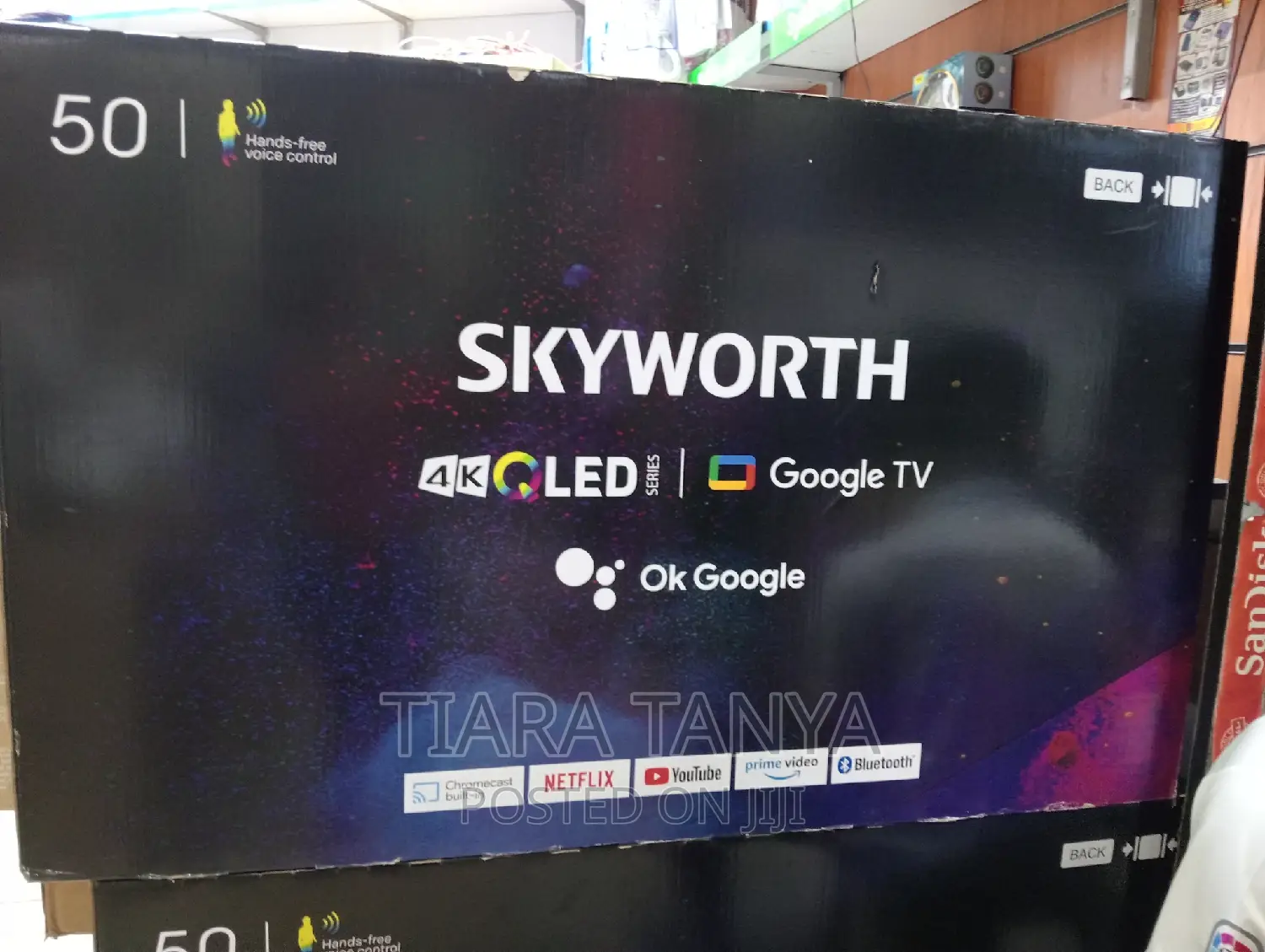 Skyworth 50” Qled Ultra HD Google TV