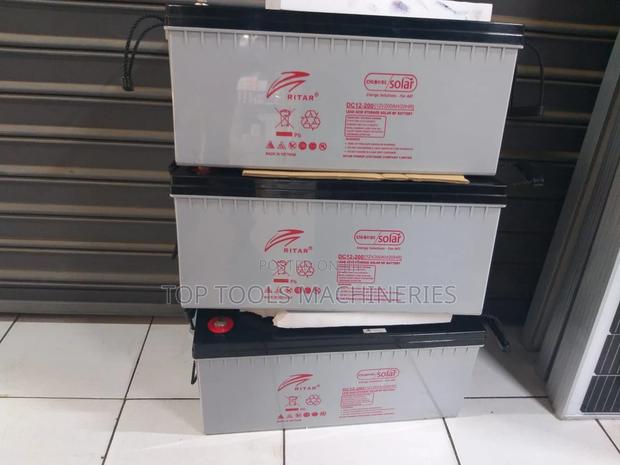 Original Ritar 200ah Deep Cycle Battery - main view