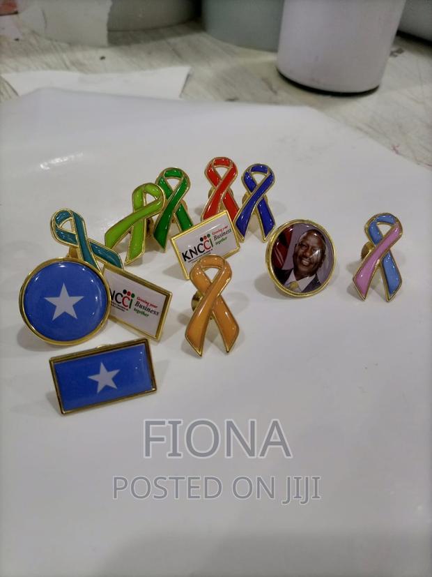 Customised Pin Badges - main view