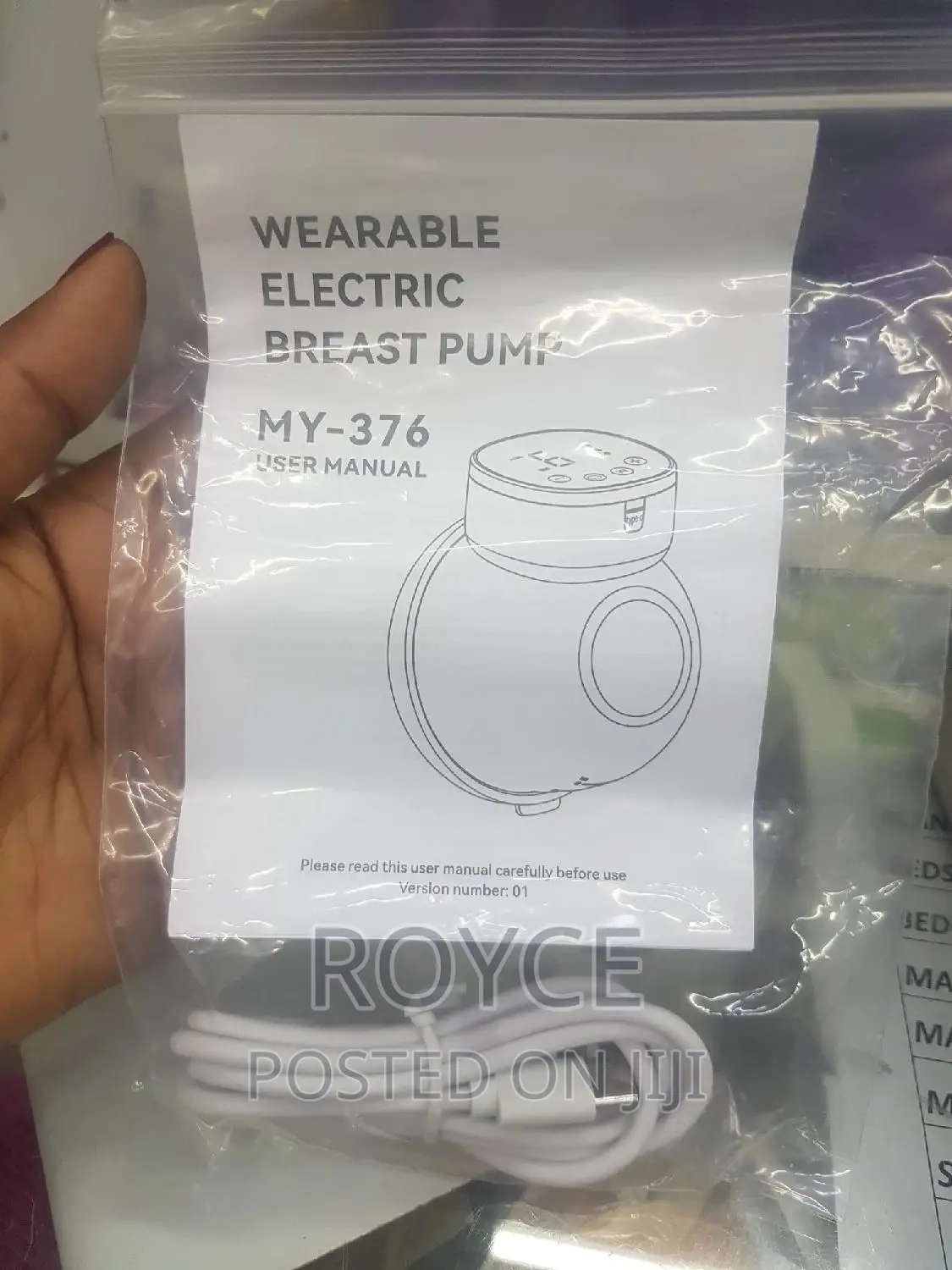 Wearable Electric Breast Pump_ (180ml)