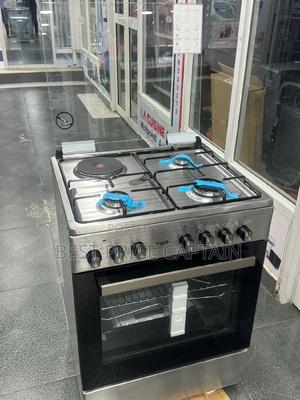 Von 55 by 60 Stainless (Gas Sensor) 3+1 Cooker - thumbnail 2