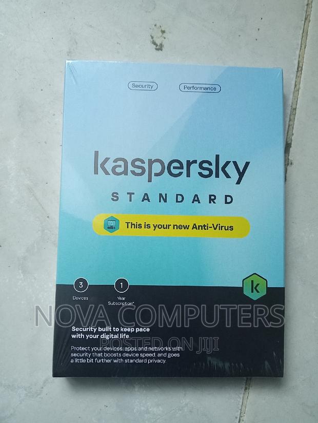 Kaspersky Antivirus 3 Users - 1 Year Subscription - main view