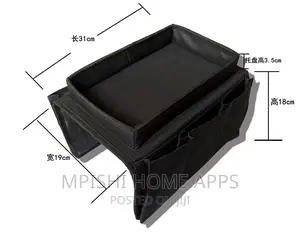 Couch Sofa Arm Rest Organizer.
With Top Tray