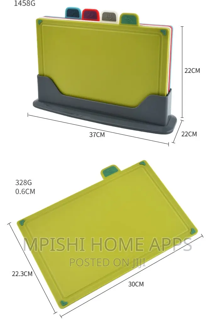 4in1 Chopping Boards Plus Stand