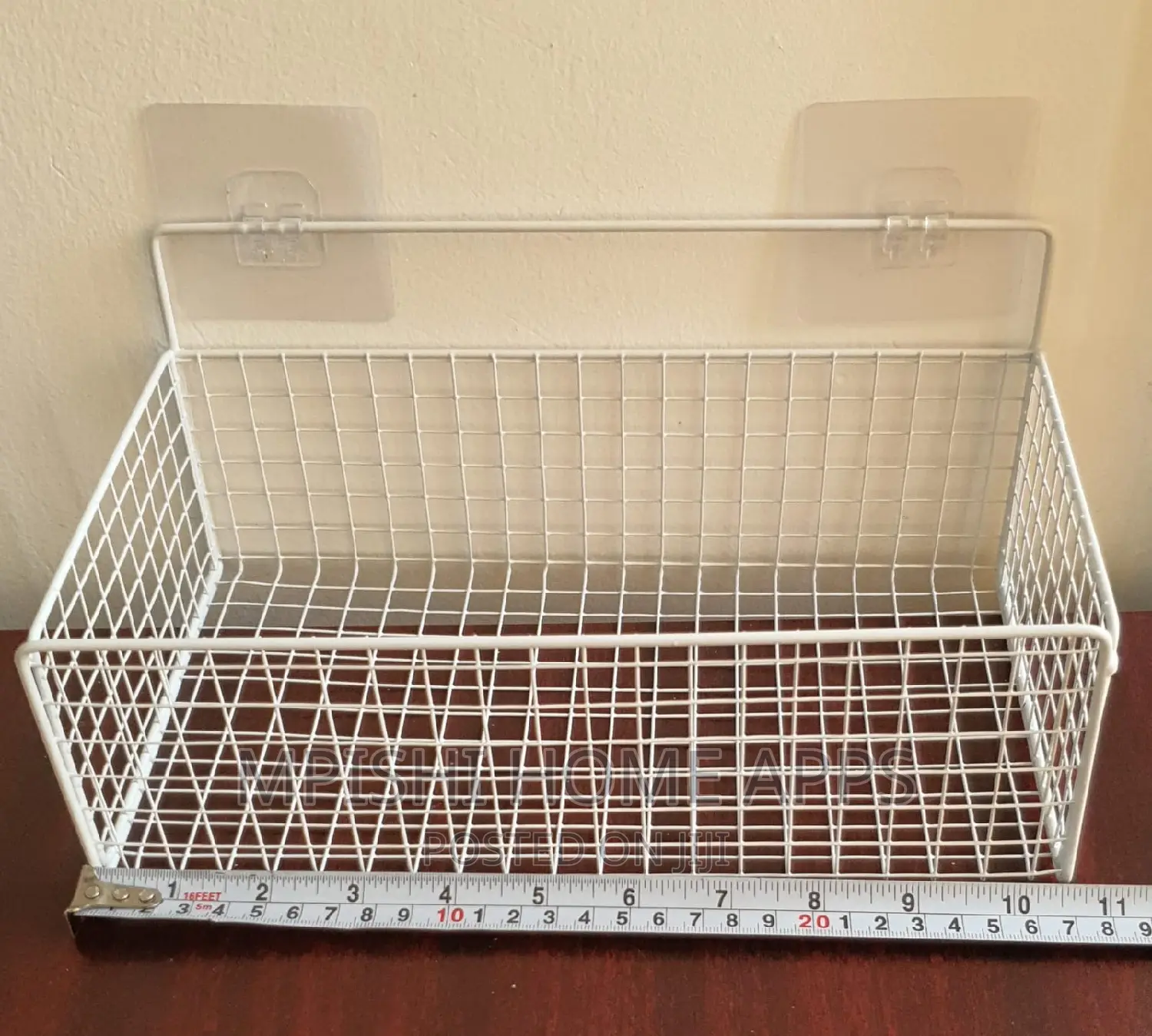 Metallic Rectangular Bathroom Shelf