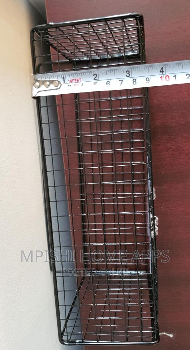 Metallic Rectangular Bathroom Shelf - thumbnail 4