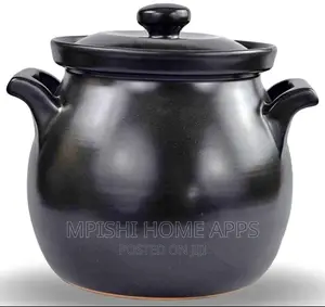 High Quality Heavy Ceramic Black Pot