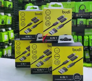 Budi 6 In1 Charge/Sync Cables