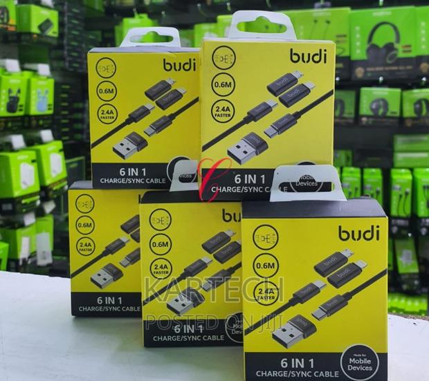 Budi 6 In1 Charge/Sync Cables - thumbnail 3