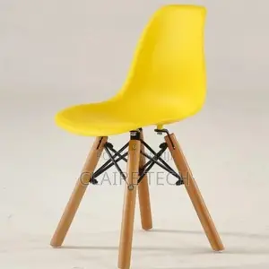 Eames Plastic Yellow Chair.