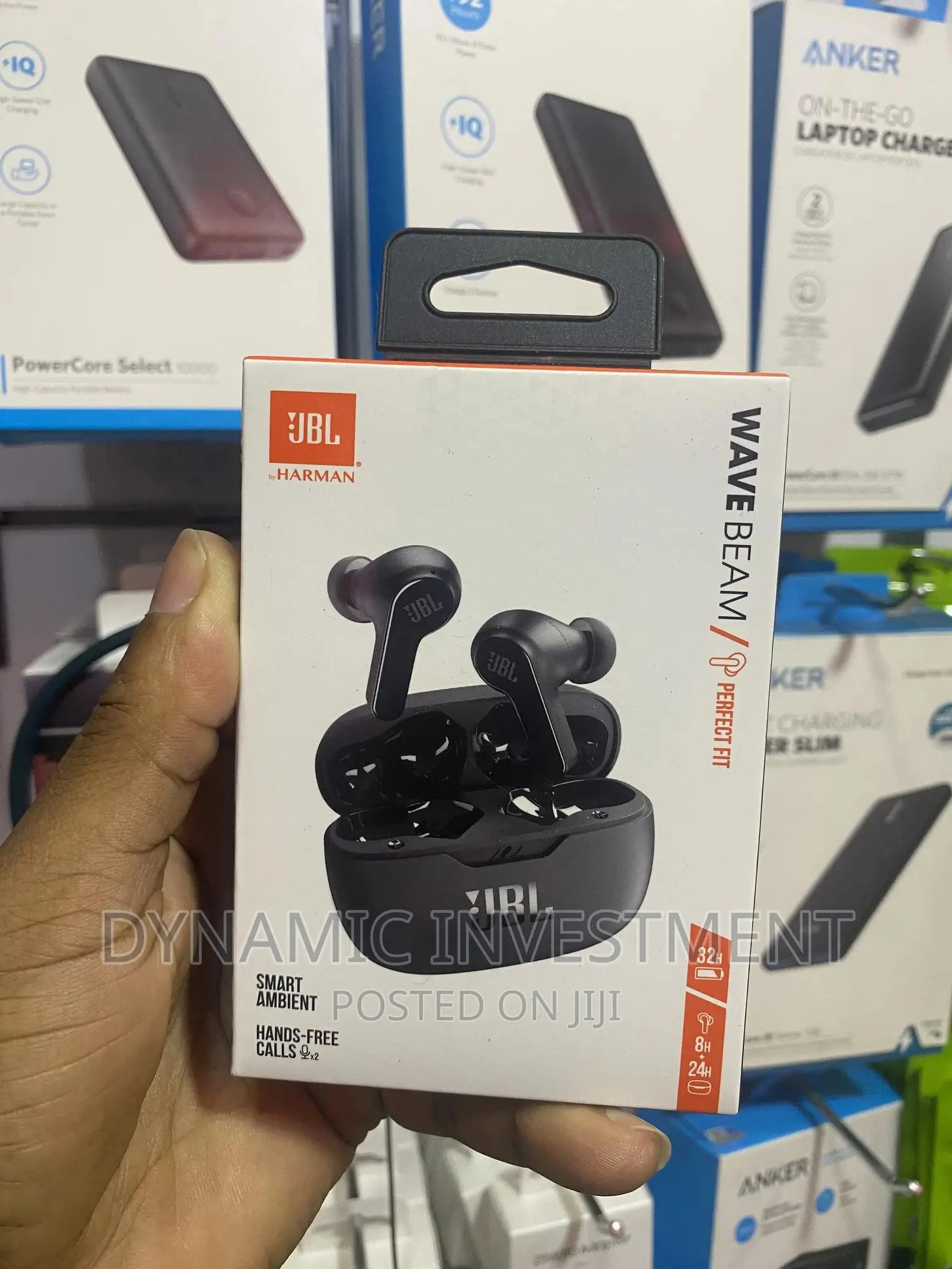 JBL Wave Beam in-Ear Earbuds (TWS) With Mic,App