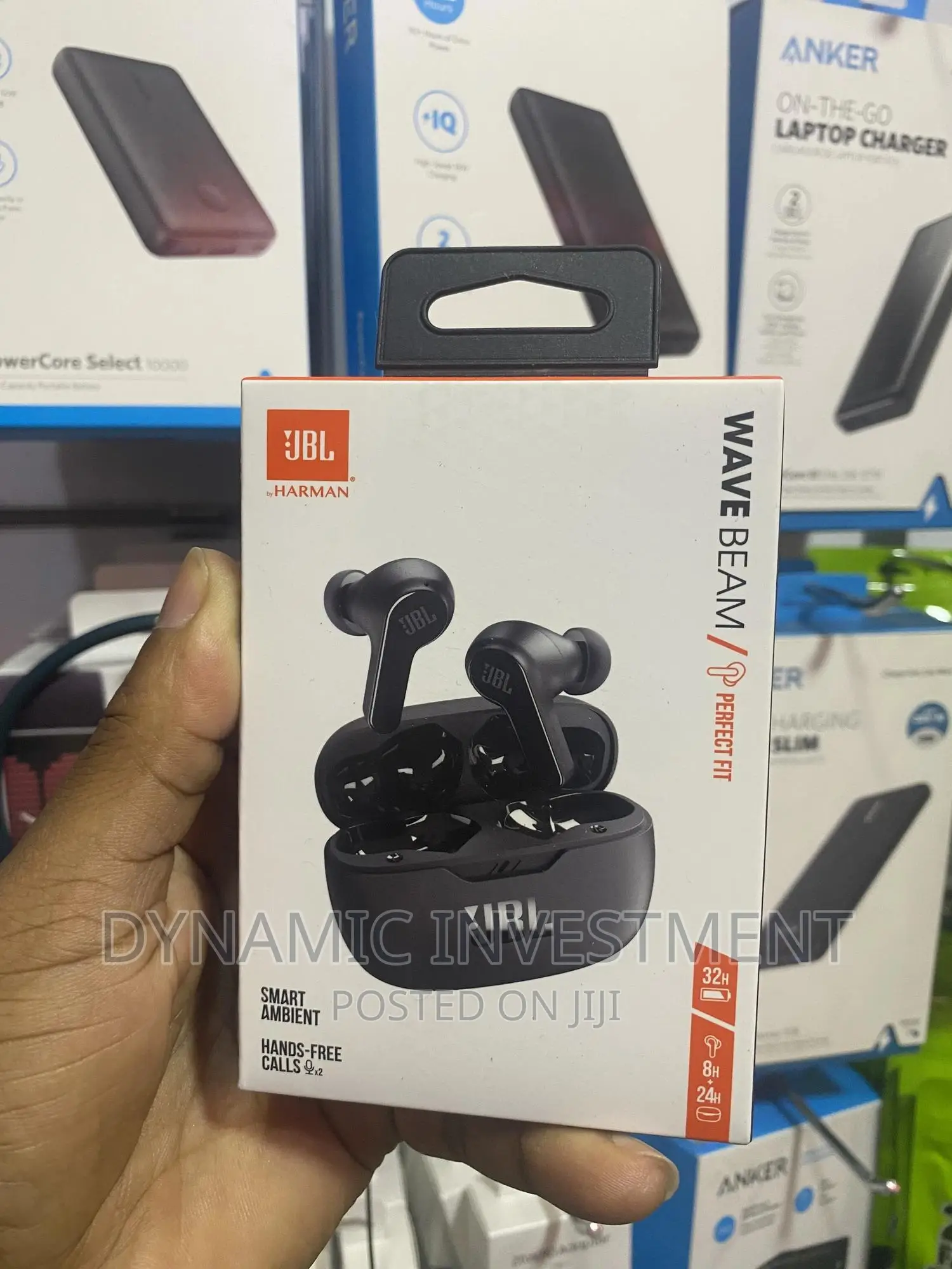 JBL Wave Beam in-Ear Earbuds (TWS) With Mic,App