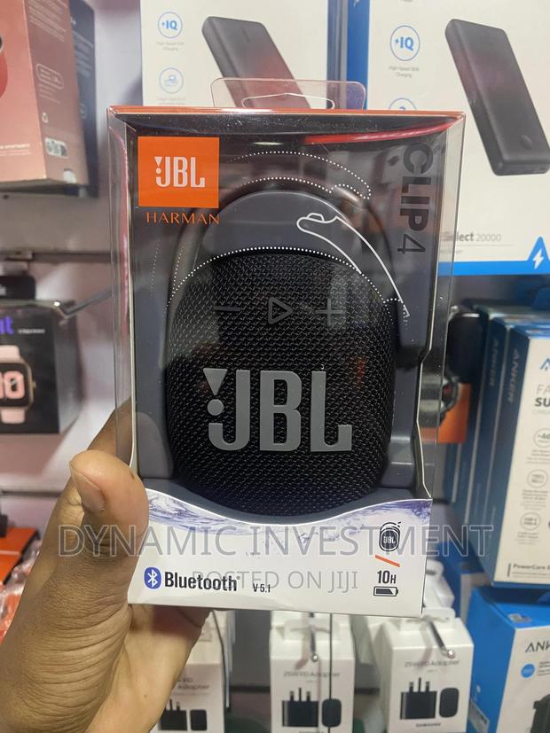 JBL Clip 4: Portable Speaker With Bluetooth,Built-in Battery