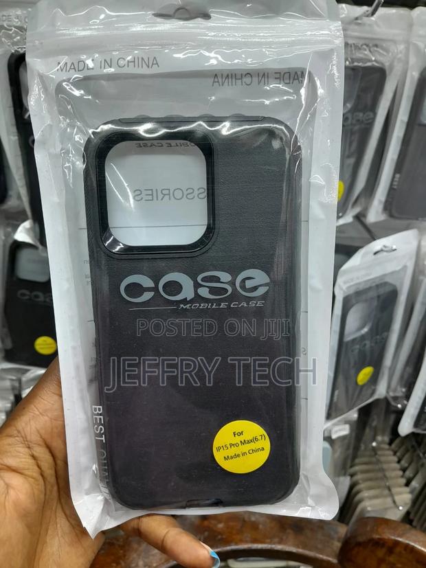 Case for iPhone 15 Pro Max, 2 in 1 Heavy Duty Armor Shockpro