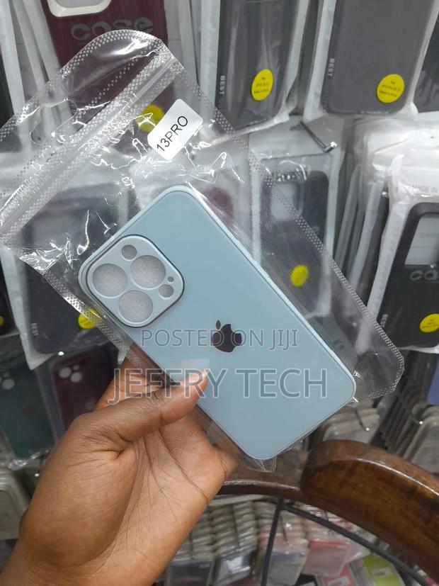 Dark Blue Silicon Case for iPhone 13 Pro - main view