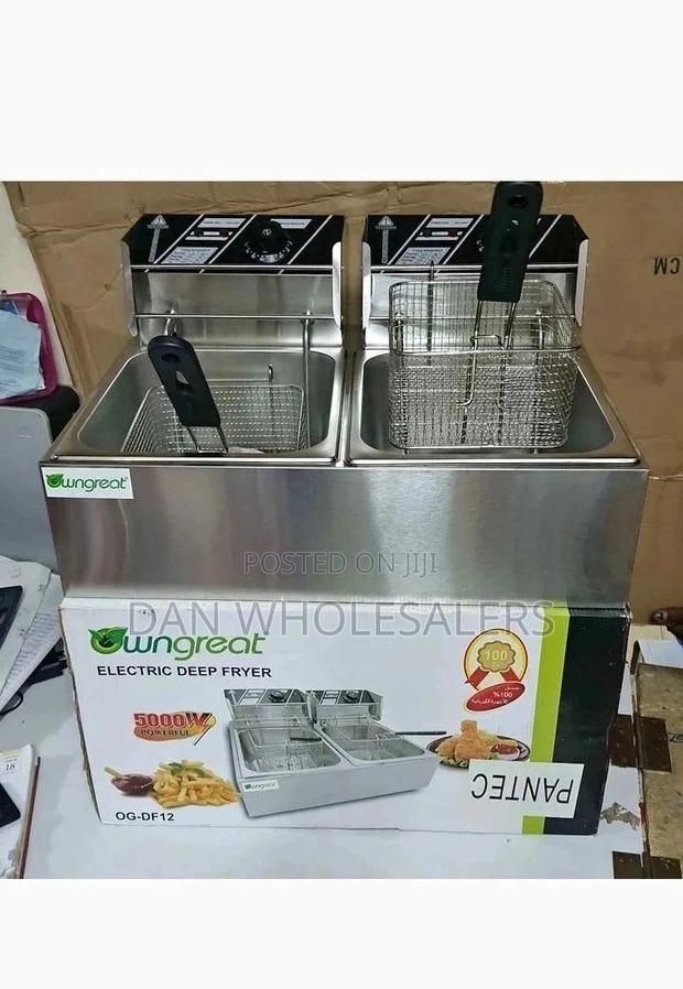 Nunix Double Deep Fryer 6 LTRS - main view