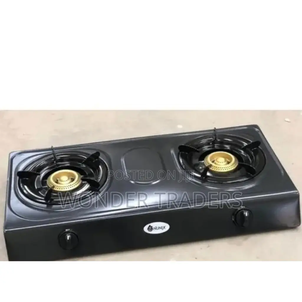 Nunix Stainless Steel Black Gas Cooker,