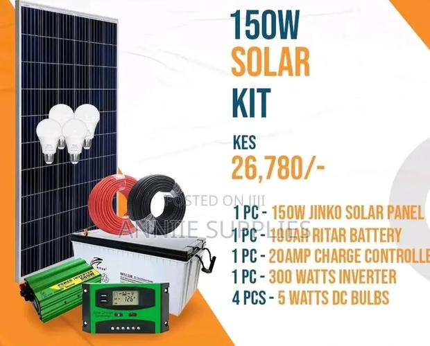 150 Watts Home Solar Solutions Complete