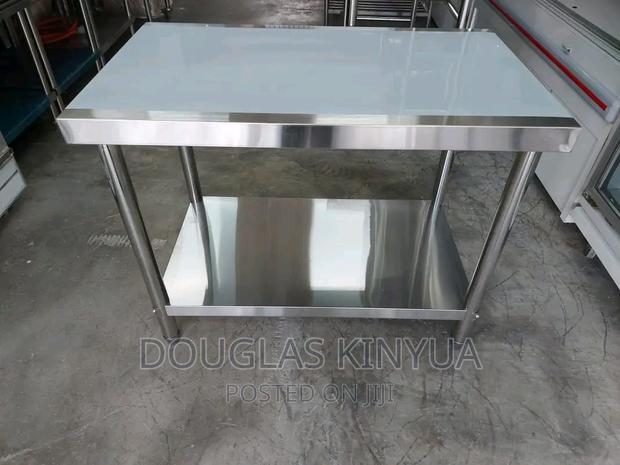 Stainless Steel Working Table ::' - main view
