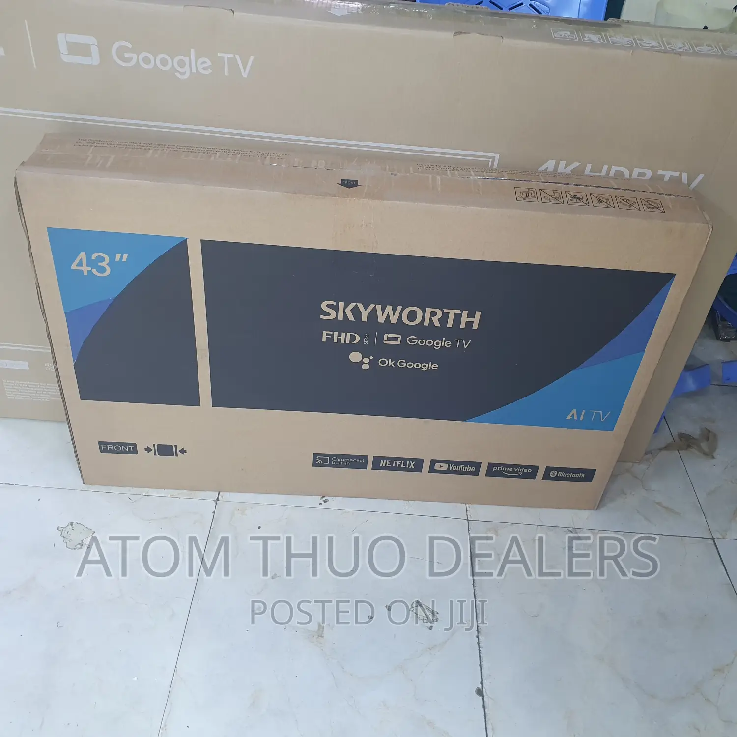 Skyworth 43" Inch Frameless FHD Bluetooth Tv