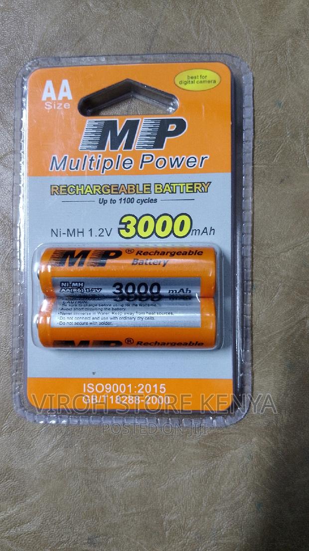 Multiple Power 1.2V 3000mah Rechargeable AA Batteries