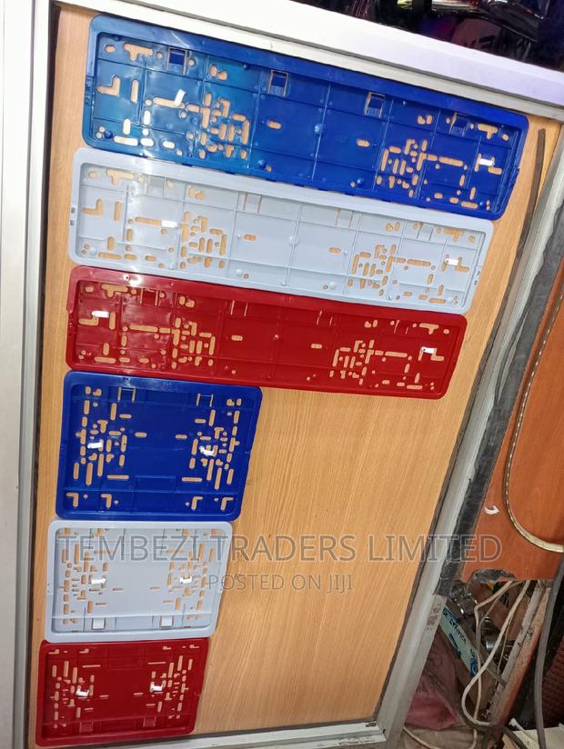 Coloured Blue,Red,Grey and Black New Number Plate Holders