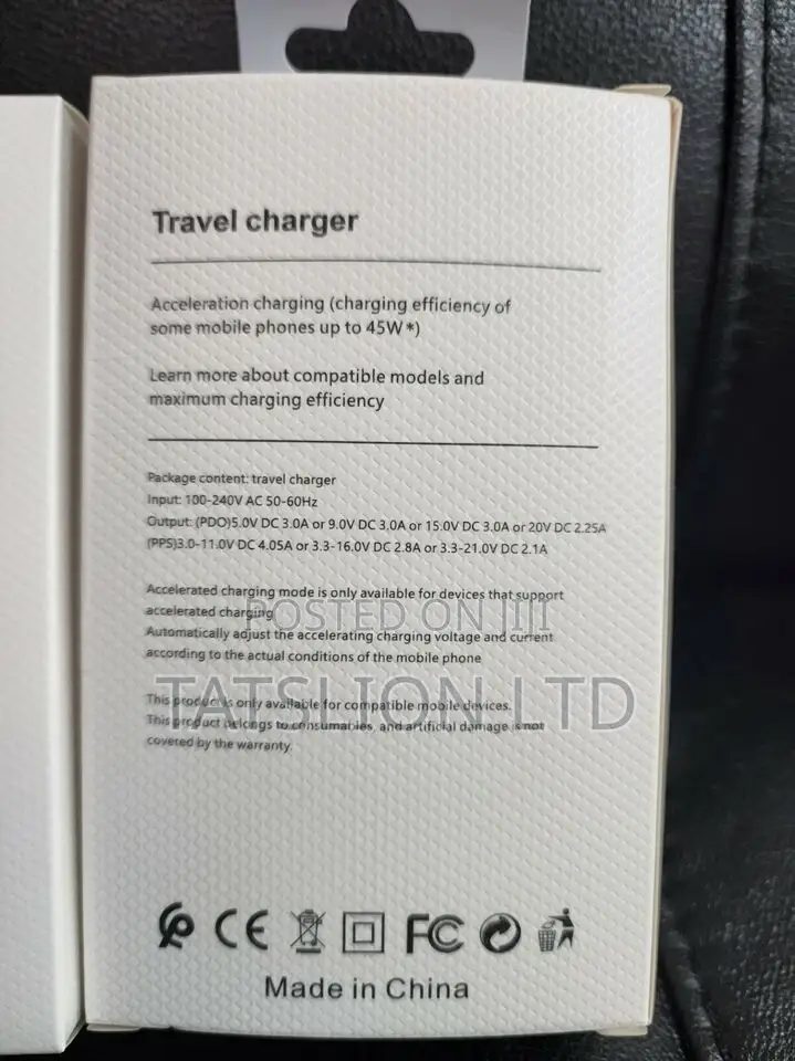 Samsung Galaxy S24 ULTRA Charger 45 Watts