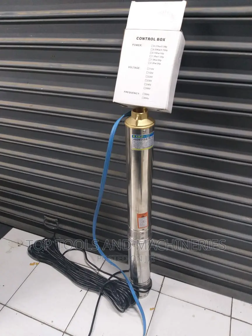 Kailo 1hp 0.75kw Submersible Pump 81 MTRS Head