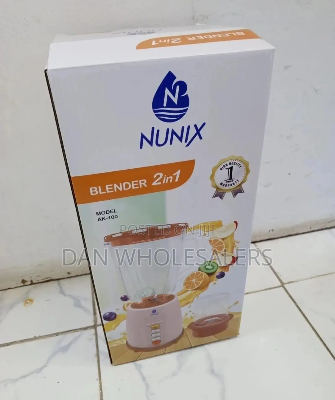 Ak100 2 in 1 Nunix Blender