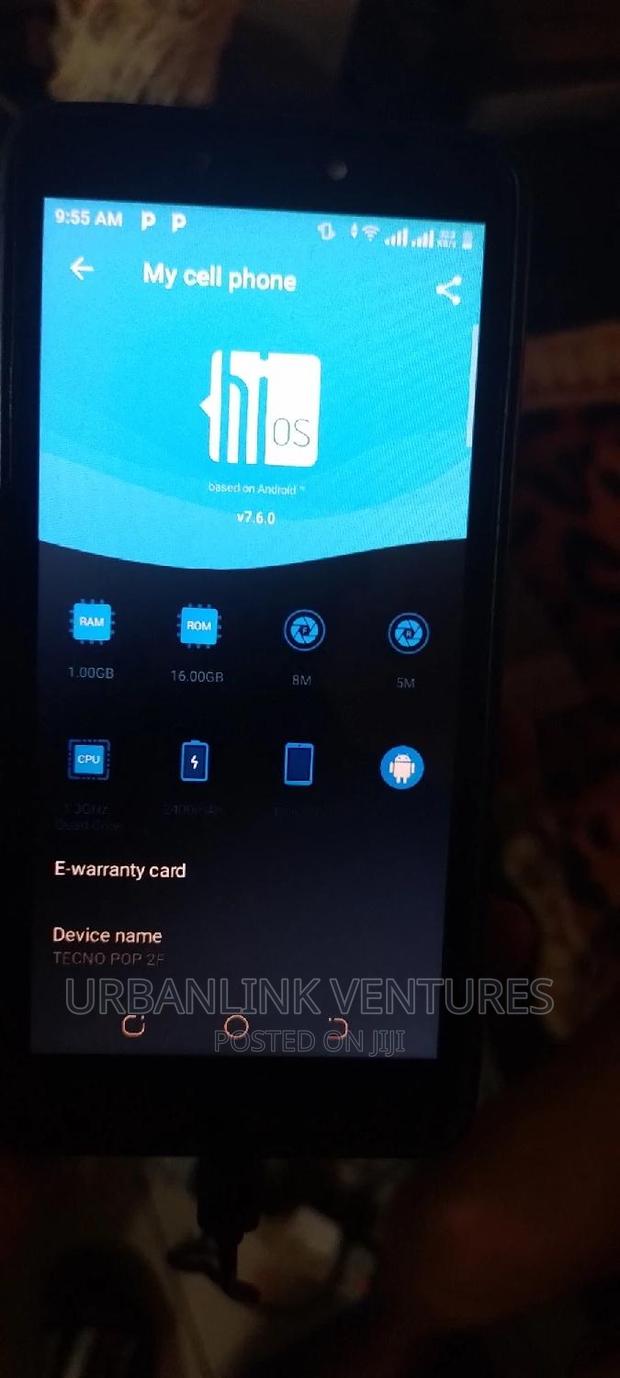 Tecno Pop 2F 16 GB Black - thumbnail 2