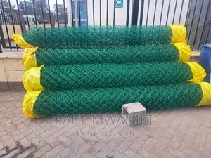 PVC Coated Chainlinks- 12.5 Gauge. Heavy Duty 6ft*18m