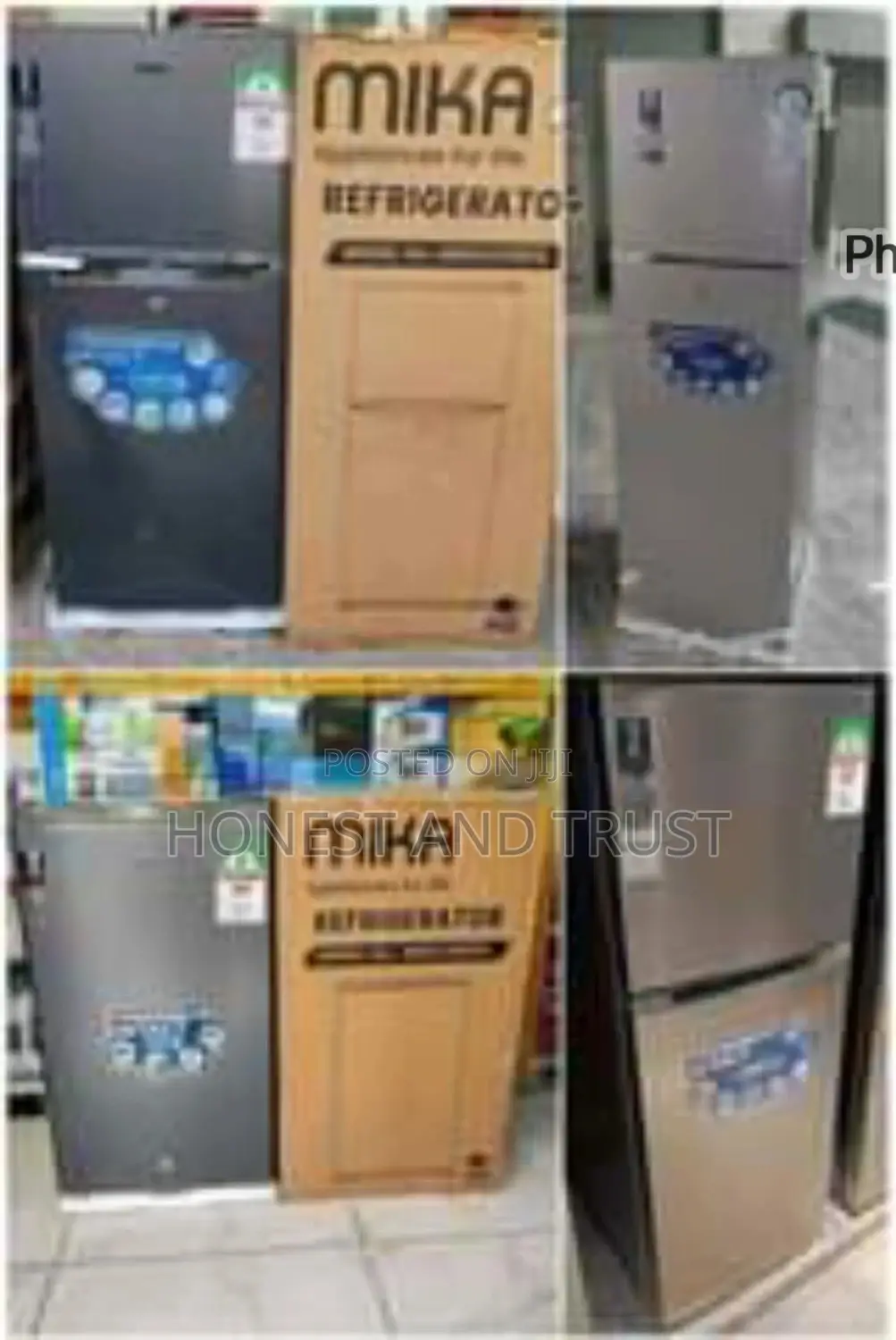 Mika 138 Litres Double Door Fridge