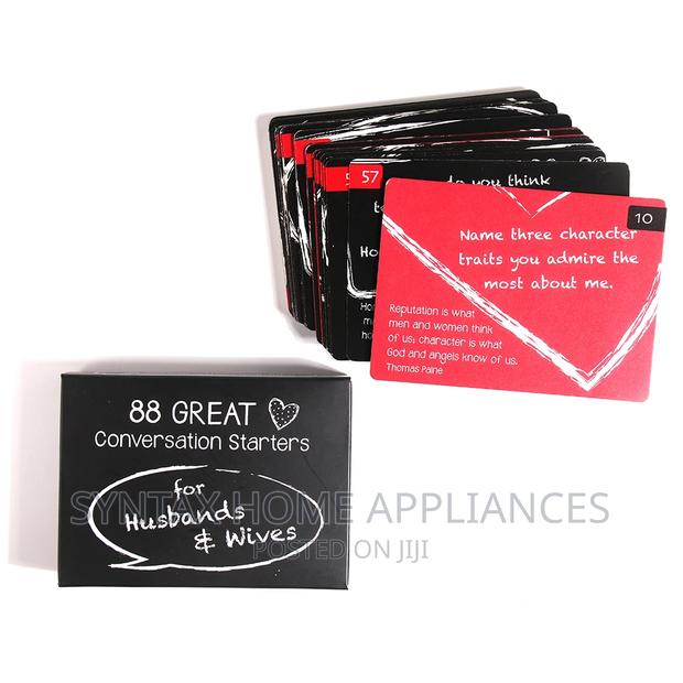 88 Great Conversation Starters for Husbands Wives - thumbnail 2