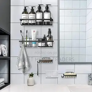 3pcs Set Shower Caddy Shelf/Bathroom Organizer 